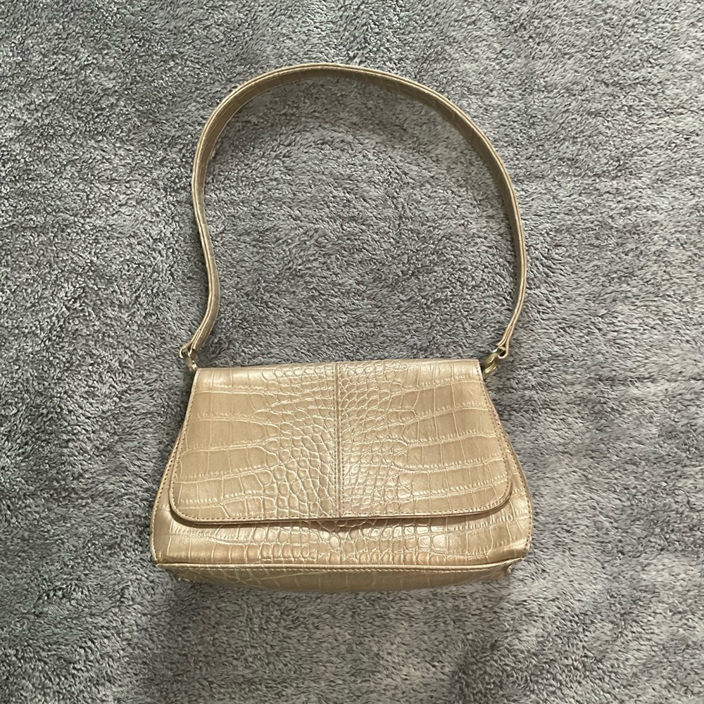 Liz Claiborne Croc-Embossed Bag